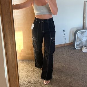 NWT Urban Outfitters Contrast Stitch Cargo Pants